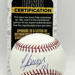 Yoan Moncada signed Official MLB Baseball Ball autographed JSA