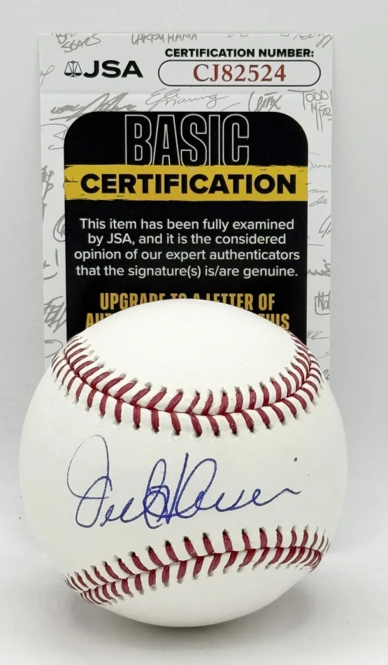 Orel Hershiser Los Angeles Dodgers signed Official MLB Baseball Ball #2 JSA