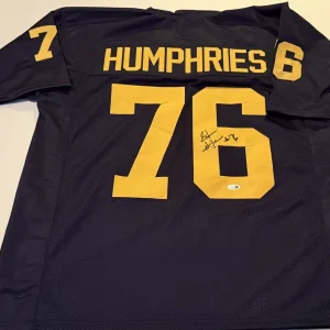 Stefan Humphries Michigan Wolverines signed Custom jersey JSA Witnessed