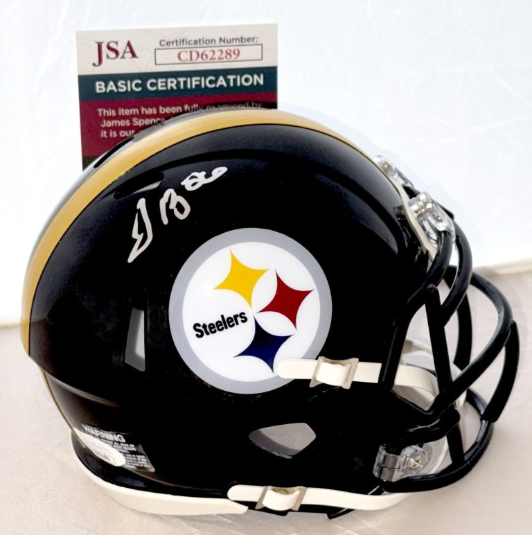 Le'Veon Bell signed Pittsburgh Steelers mini helmet autographed JSA