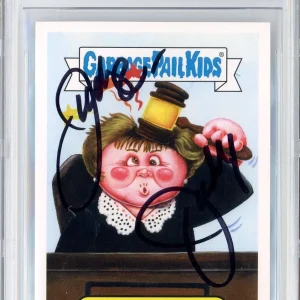 2016 Topps Garbage Pail Kids GPK Insane Jane Judge Judy SIGNED Card Beckett BAS