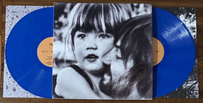 Tame Impala SIGNED Deadbeat Blue Vinyl LP Cover BECKETT BAS COA Autograph