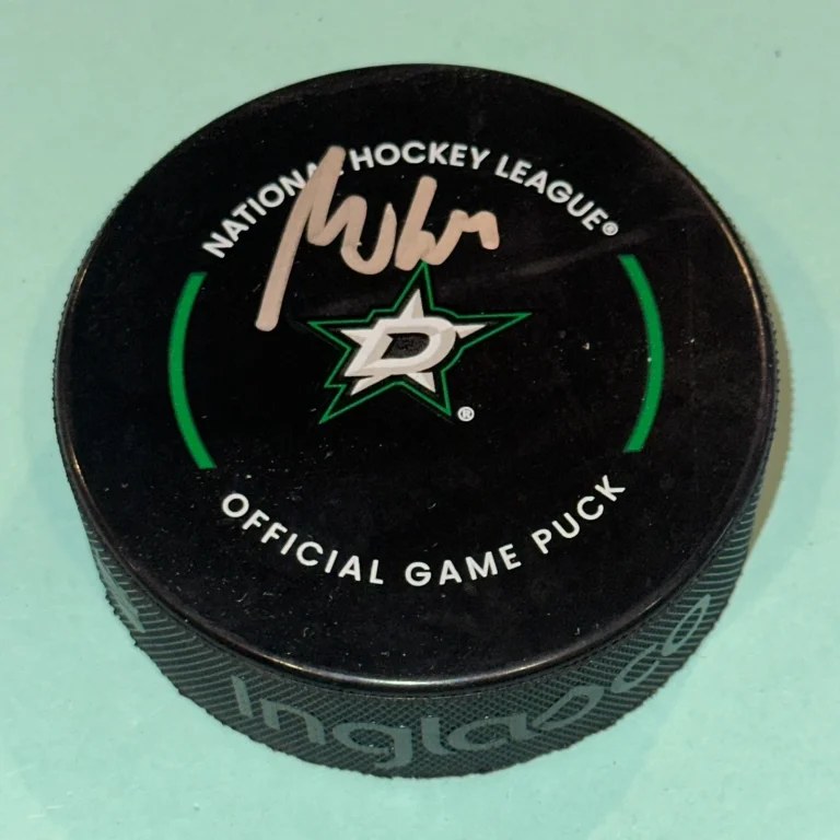 MIRO HEISKANEN Signed Dallas STARS Official GAME Puck Beckett Auth BAS