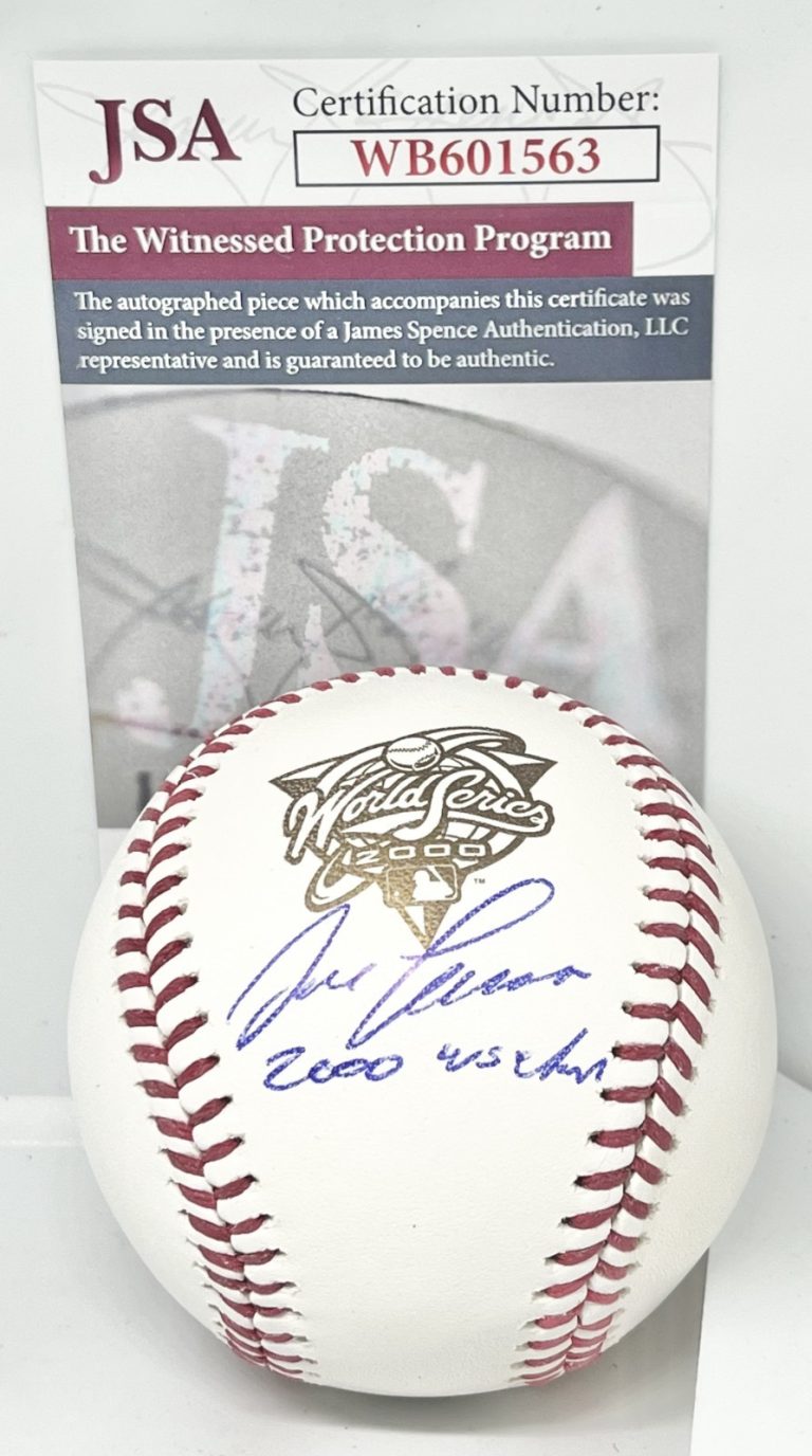 Jose Canseco NY Yankees signed 2000 World Series Baseball W/ Champs JSA Witness