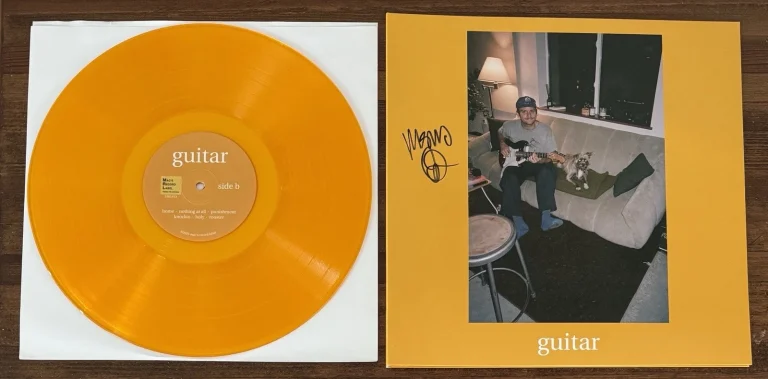 Mac DeMarco Signed Guitar Orange Vinyl LP Jacket Cover Autograph BAS Beckett COA