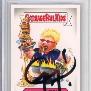 2016 Topps Garbage Pail Kids GPK Gross Guy Fieri Card SIGNED Beckett BAS Auto