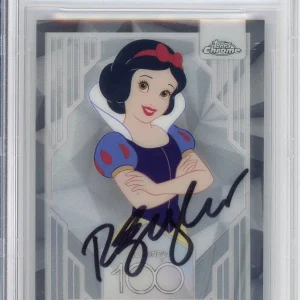 2023 Topps Chrome Disney 100 Snow White Rachel Zegler SIGNED Card BAS Beckett