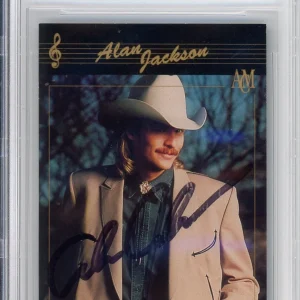 1992 Country Classics Trading Card Alan Jackson SIGNED AUTOGRAPH BAS Beckett COA