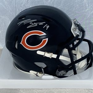 Tory Taylor signed Chicago Bears mini helmet autographed Beckett Witnessed