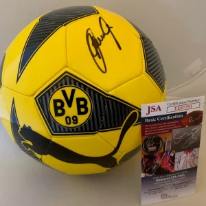 Patrick Owomoyela signed Full Size Puma BVB Borussia Dortmund Soccer Ball JSA