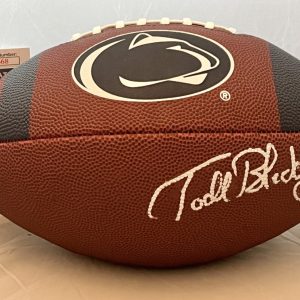 Todd Blackledge signed Penn State Nittany Lions Logo Football autographed JSA