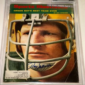 RAY NITSCHKE Signed 1968 SPORTS ILLUSTRATED Beckett Encapsulated BAS