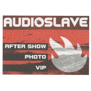 Audioslave 2002 Show Me How to Live Concert Tour VIP Backstage Pass