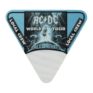 AC/DC 1996 Ballbreaker Concert Tour Local Crew Backstage Pass