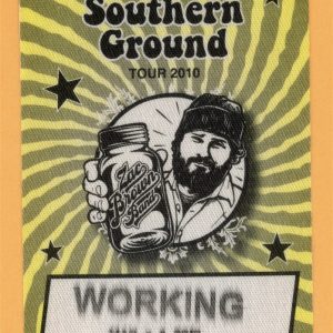 Zac Brown Band 2010 Breaking Southern Ground Concert Tour Working Backstage Pass