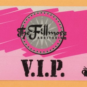 Tom Petty & The Heartbreakers 1997 Fillmore Concert Tour VIP Backstage Pass