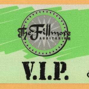 Tom Petty & The Heartbreakers 1997 Fillmore Concert Tour VIP Backstage Pass