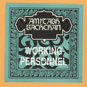 Amitabh Bachchan Concert Tour WORKING Backstage Pass