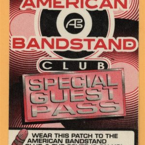 Dick Clark American Band Stand Concert Tour GUEST Backstage Pass