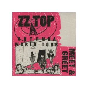 ZZ Top 1994 Antenna Concert Tour Meet & Greet Backstage Pass