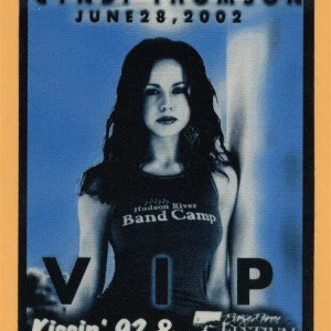 Cyndi Thomson 2002 Concert Tour VIP Backstage Pass
