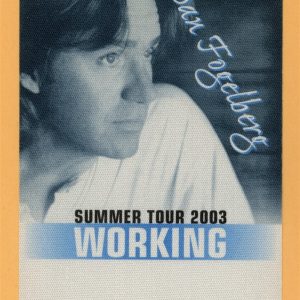 Dan Fogelberg 2003 Solo Concert Tour WORKING Backstage Pass
