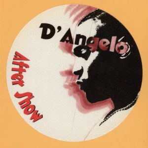 D'Angelo 1996 Brown Sugar Concert Tour AFTER SHOW Backstage Pass