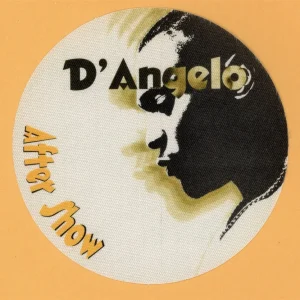D'Angelo 1996 Brown Sugar Concert Tour AFTER SHOW Backstage Pass