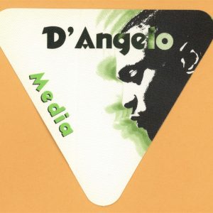 D'Angelo 1996 Brown Sugar Concert Tour MEDIA Backstage Pass