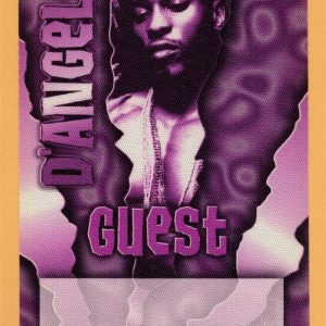 D'Angelo 2000 Voodoo Concert Tour GUEST Backstage Pass