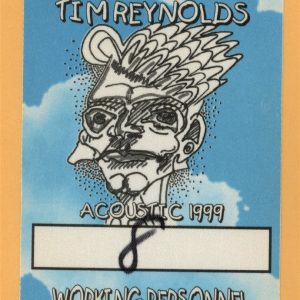 Dave Matthews 1999 Tim Reynolds Concert Tour WORKING Backstage Pass