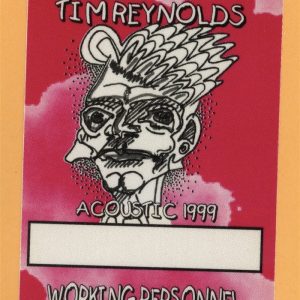 Dave Matthews 1999 Tim Reynolds Concert Tour WORKING Backstage Pass