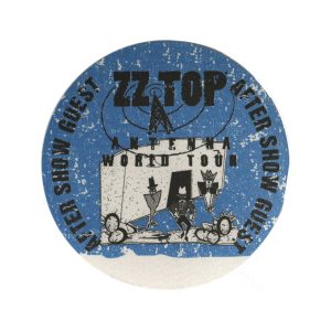 ZZ Top 1994 Antenna Concert Tour After Show Backstage Pass