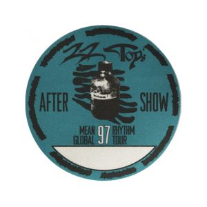ZZ Top 1997 Continental Safari Concert Tour Aftershow Backstage Pass
