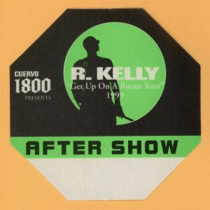 R. Kelly 1999 Get Up On A Room Concert Tour AFTER SHOW Backstage Pass