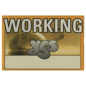 Yes 2002 Magnification Concert Tour Working Backstage Pass