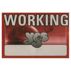 Yes 2002 Magnification Concert Tour Working Backstage Pass