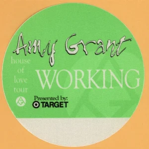 Amy Grant 1994 House of Love Concert Tour WORKING Backstage Pass