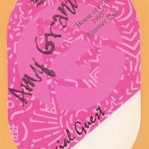 Amy Grant 1995 House of Love Concert Tour SPECIAL GUEST Backstage Pass