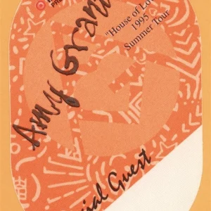 Amy Grant 1995 House of Love Concert Tour SPECIAL GUEST Backstage Pass