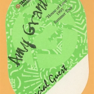 Amy Grant 1995 House of Love Concert Tour SPECIAL GUEST Backstage Pass