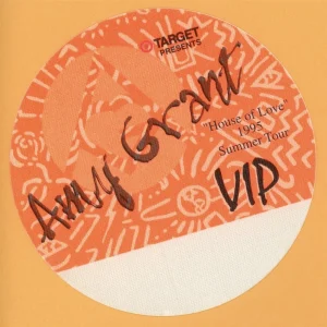 Amy Grant 1995 House of Love Concert Tour VIP Backstage Pass