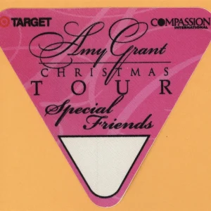 Amy Grant 1997 Christmas Concert Tour SPECIAL FRIENDS Backstage Pass