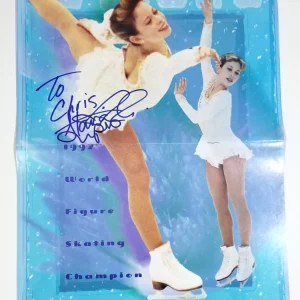 Tara Lipinksi SIGNED 1998 On Track Magazine COA Autographed Olympics Ice Skater