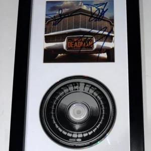 Theory of a Deadman REAL fully hand SIGNED Gasoline CD Framed Display COA