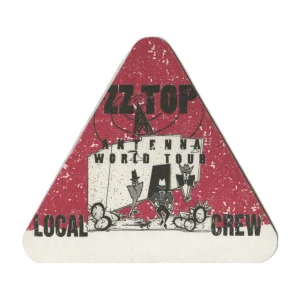 ZZ Top 1994 Antenna Concert Tour Local Crew Backstage Pass