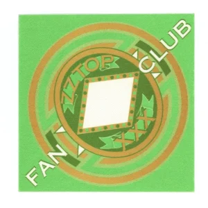 ZZ Top 1999 XXX Concert Tour Fan Club Backstage Pass