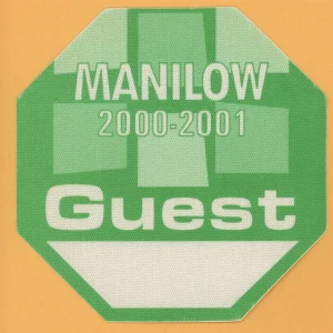 Barry Manilow 1999 LIVE Concert Tour GUEST Backstage Pass