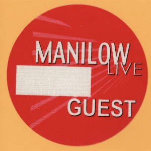 Barry Manilow 2001 LIVE Concert Tour ORCHESTRA Backstage Pass
