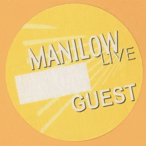 Barry Manilow 2001 LIVE Concert Tour ORCHESTRA Backstage Pass